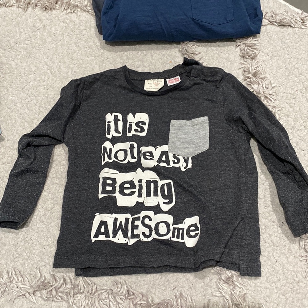 Long sleeve boy Zara shirt